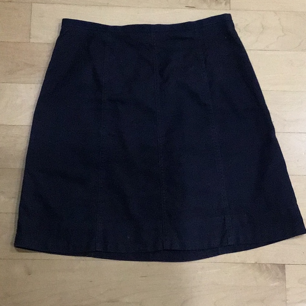 Navy skirt